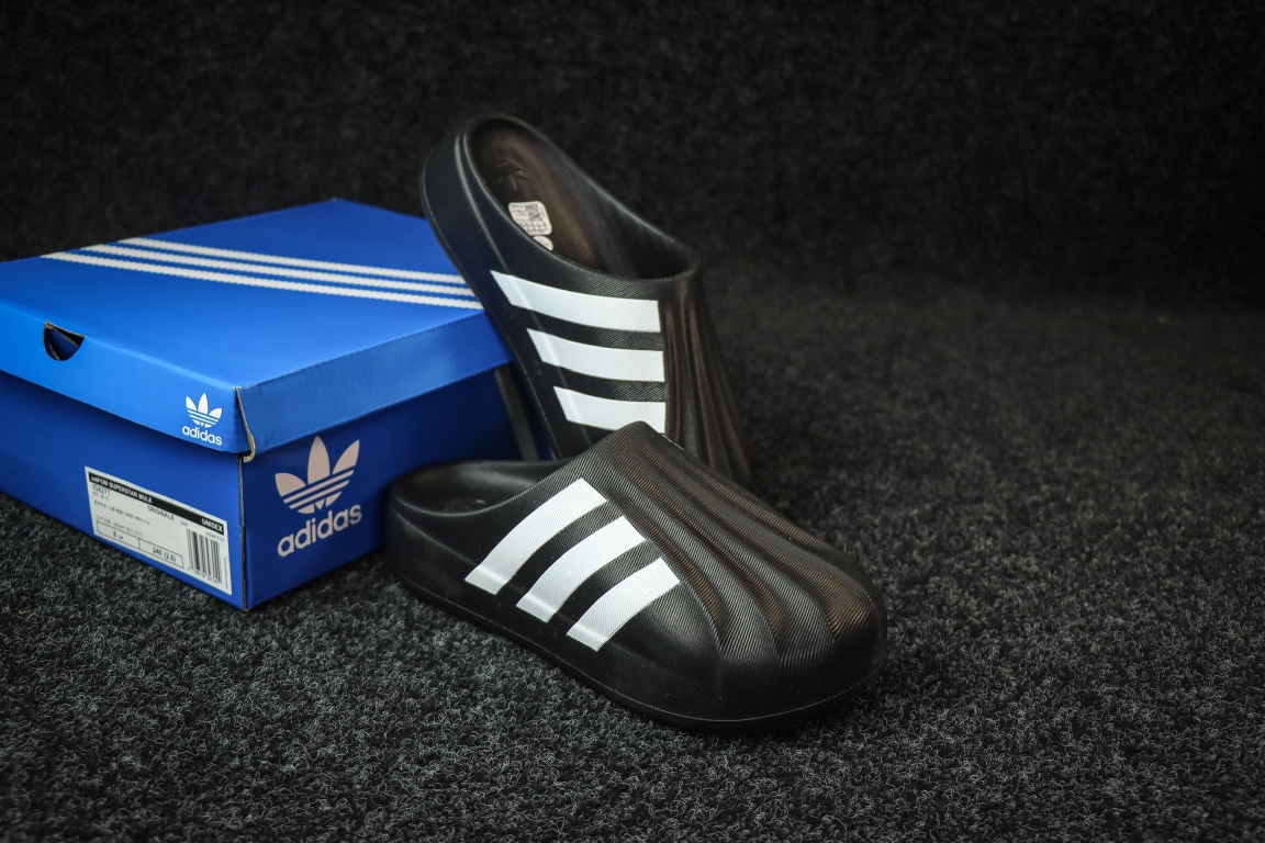 
东莞渠道 市面最顶级品质 ADIDAS adiFOM Superstar MULE 贝壳头版一脚蹬半拖