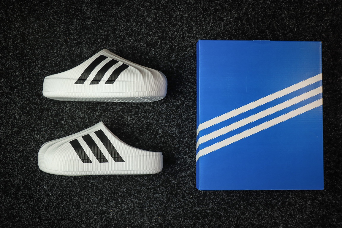 
东莞渠道 市面最顶级品质 ADIDAS adiFOM Superstar MULE 贝壳头版一脚蹬半拖