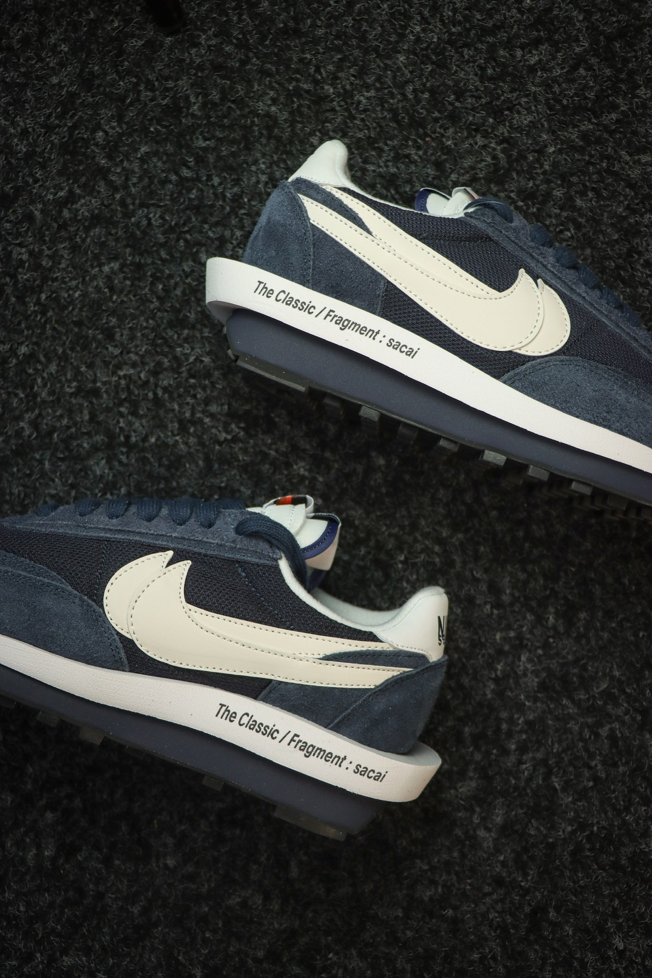 
 sacai 藤原浩 三方联名 
Fragment X sacai X nike LDwaffle 三