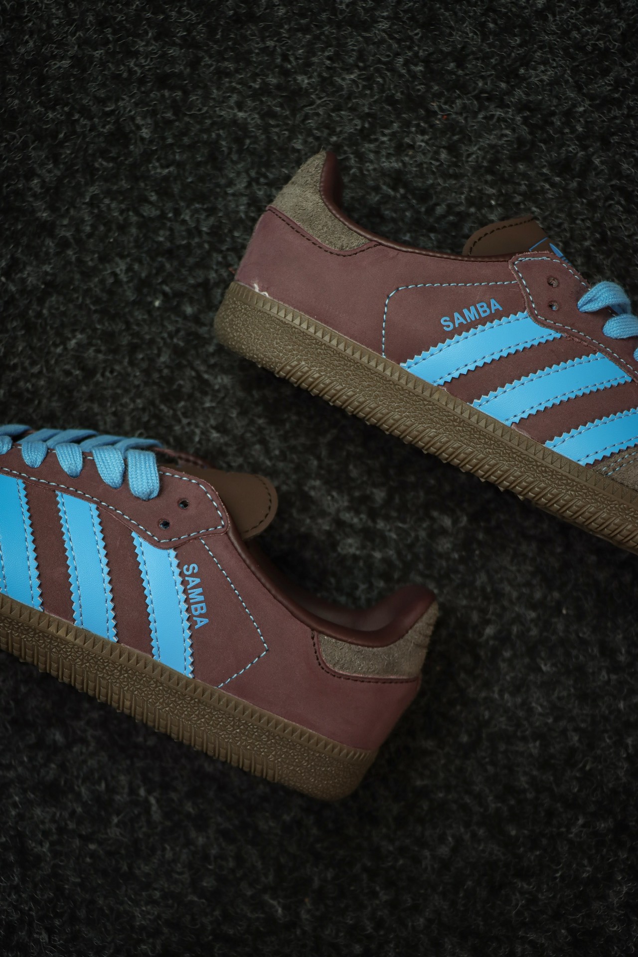 
adidas originals SAMBA OG 柔软舒适 防滑耐磨 低帮 训练鞋 棕色 海盐芝士
