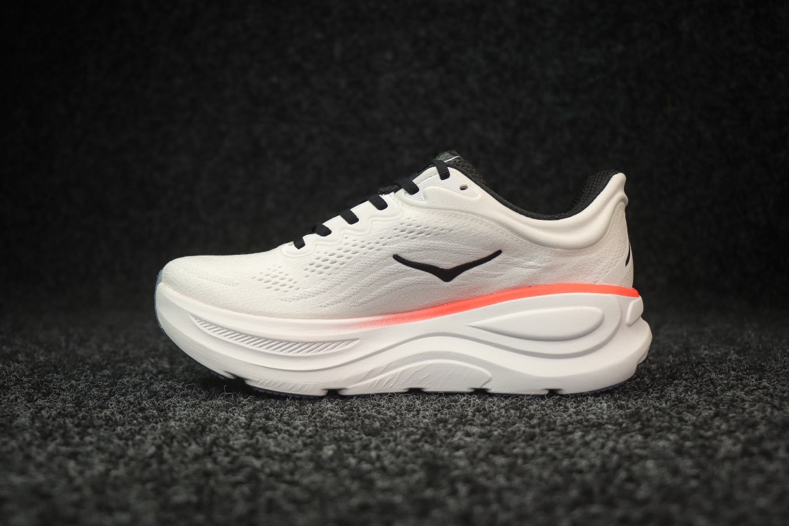 
HOKA ONE ONE Bondi 9 邦迪九代跑步鞋
白橙色 
货号：/WBLC  
尺码：36-