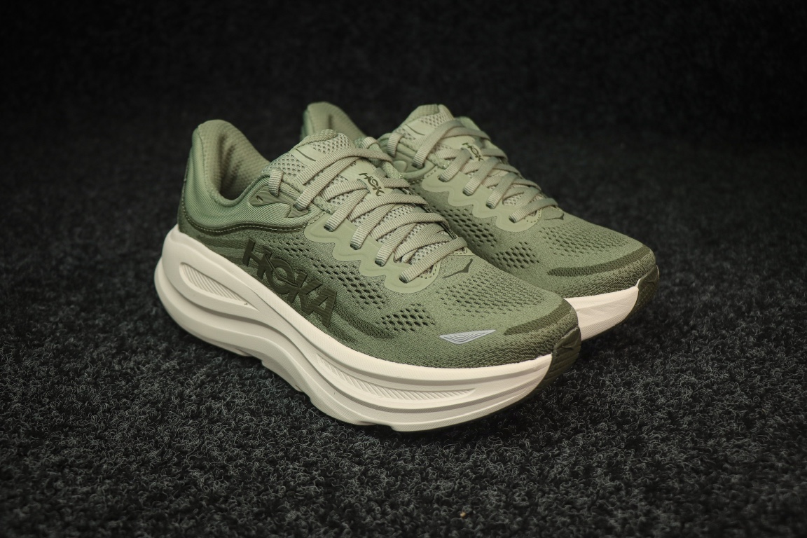 
HOKA ONE ONE Bondi 9 邦迪九代跑步鞋
浅绿色
货号：-SSSC
尺码：36-45