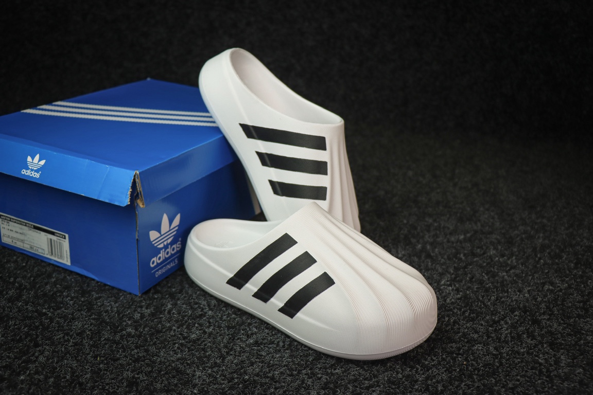 
纯原出品 adidas originals adiFOM SUPERSTAR MULE 舒适 防滑包头