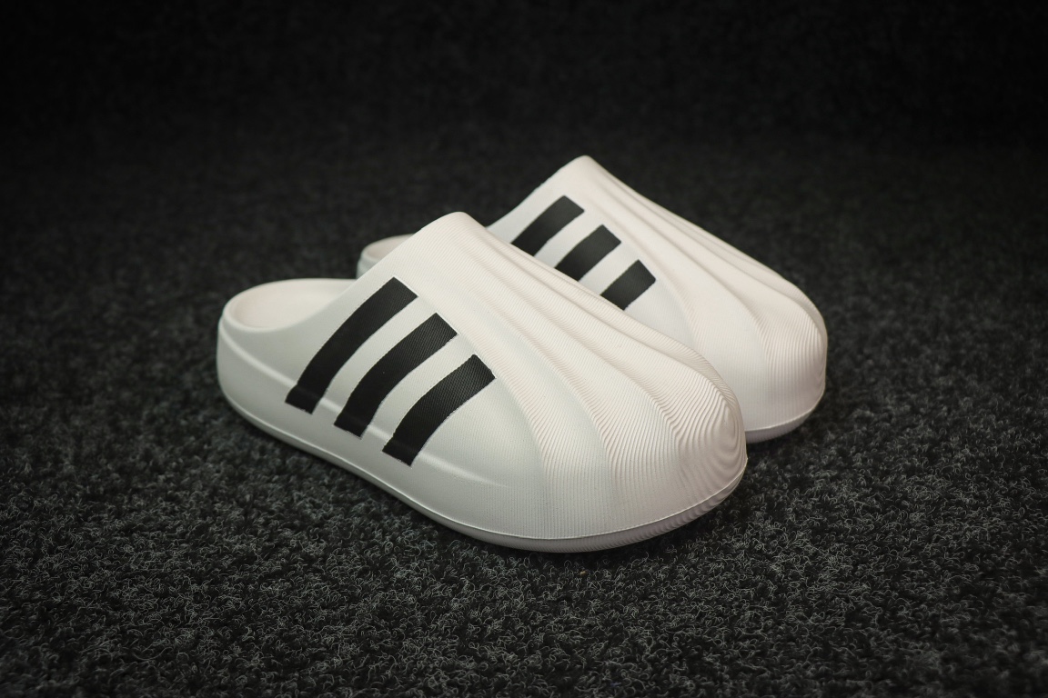 
纯原出品 adidas originals adiFOM SUPERSTAR MULE 舒适 防滑包头