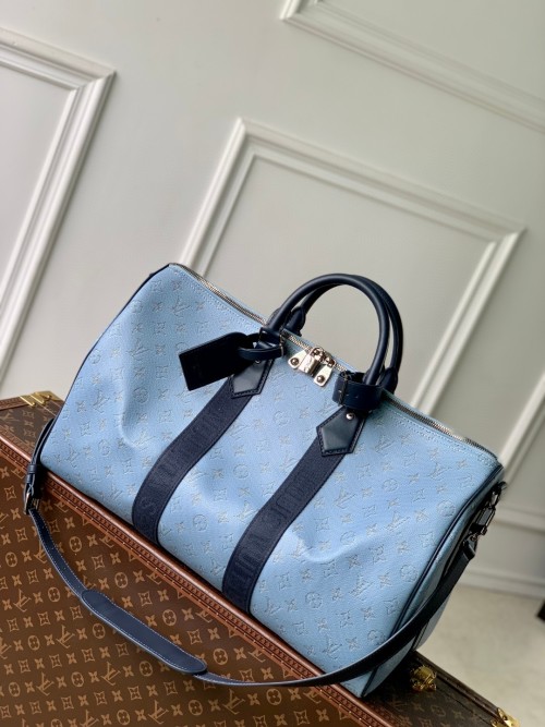 Louis Vuitton Keepall Bandoulière 50 Monogram Heritage Travel Bag 1 Louis Vuitton Keepall Bandoulière 50 Monogram Heritage Travel Bag