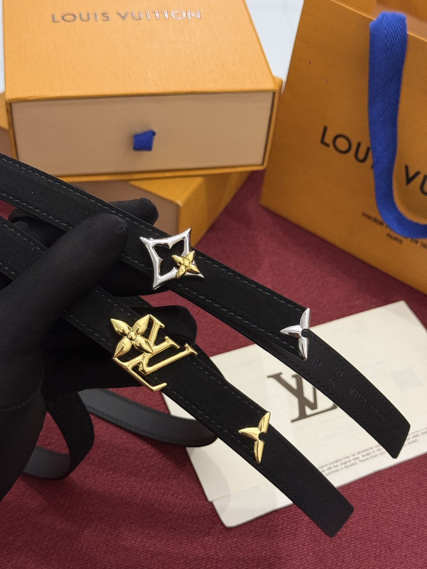 Louis Vuitton Women Thin Leather Belt Multi-Style 