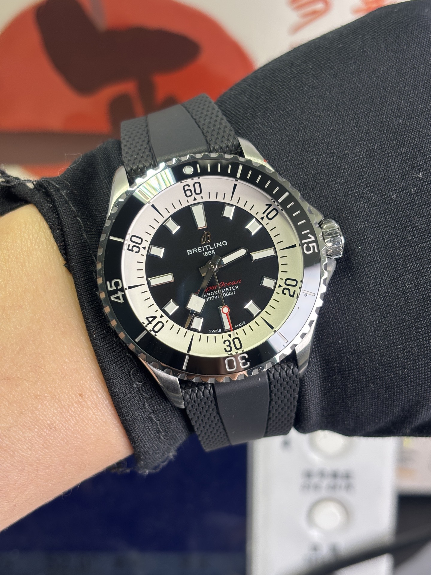 NO:944980,BLS Breitling Super Ocean,,breitling19860909BLS 百年灵超级海洋,,breitling,Watch