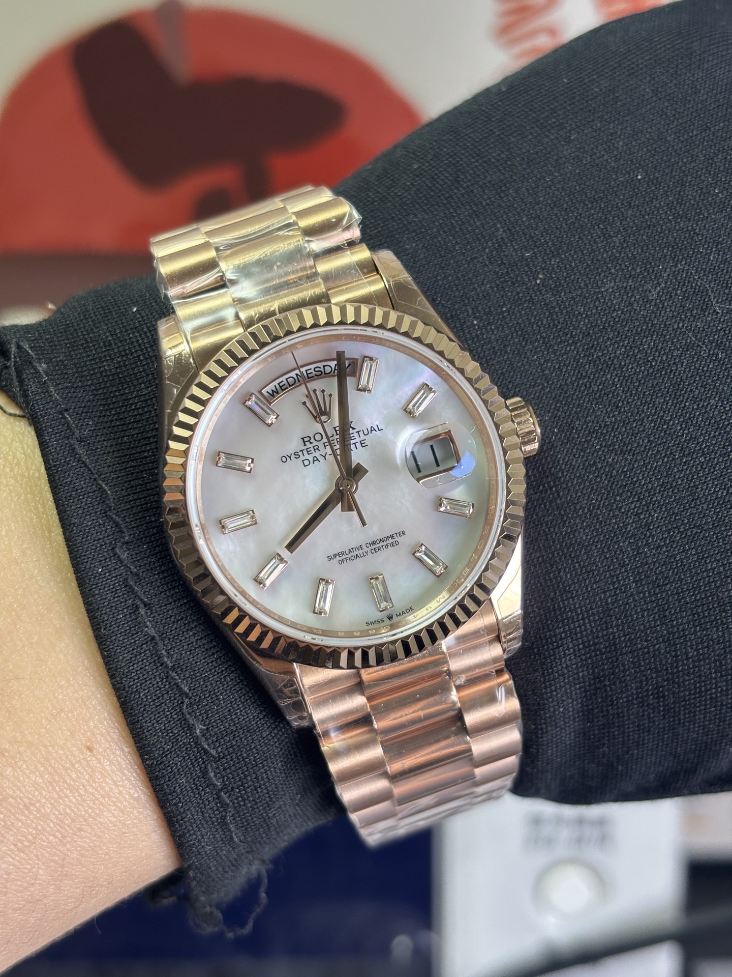 NO:944998,GS counterweight dd 36mm mother-of-pearl surface,19860909GS 配重dd 36mm 贝母面,,Watch
