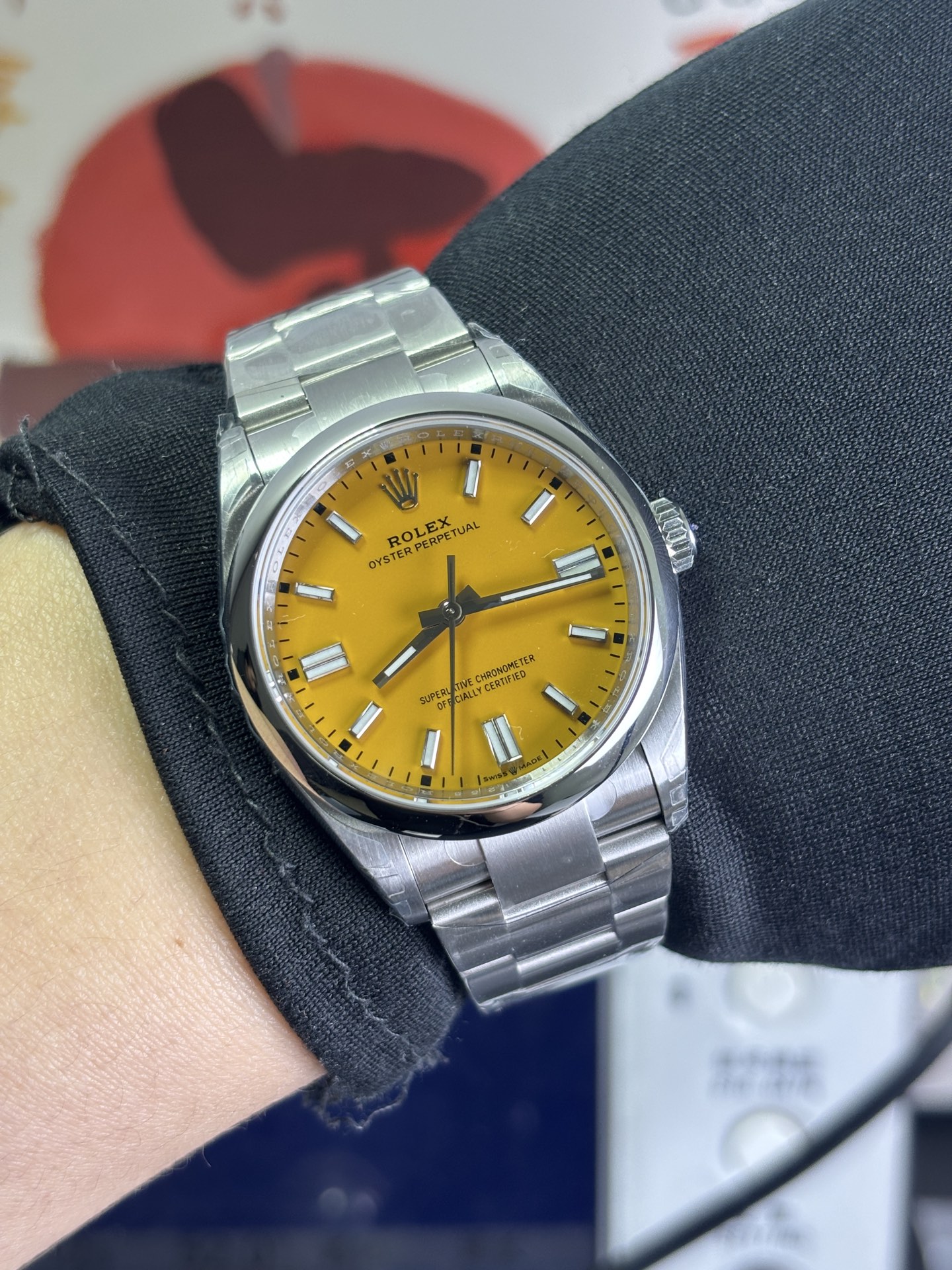 NO:944976,VS Perpetual 36mm yellow,19860909VS 恒动36mm 黄色,,Watch