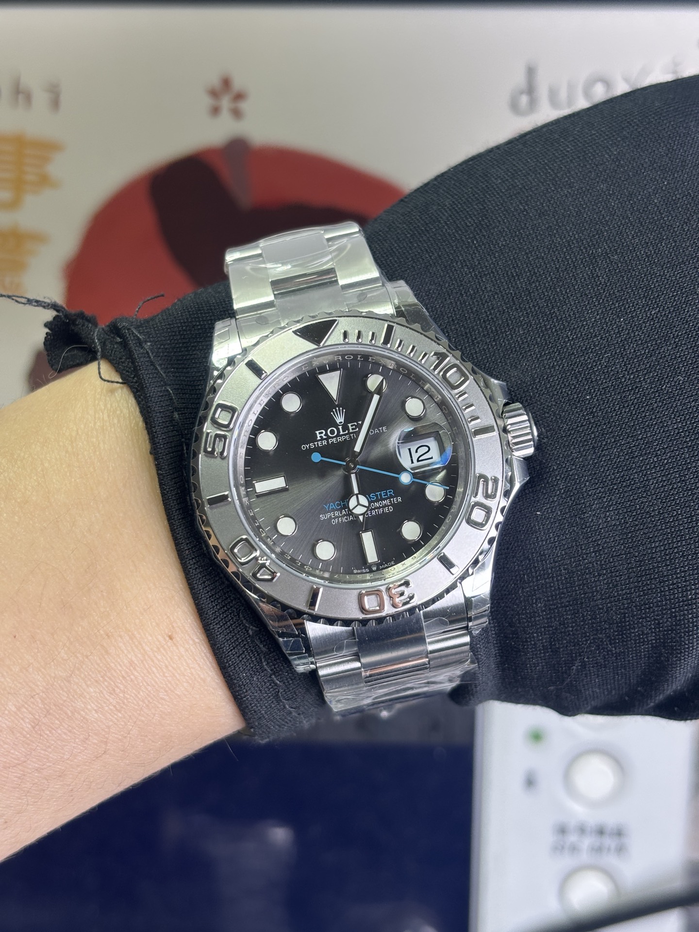 NO:945018,VS rolex gray yacht,rolex19860909VS 劳力士 灰游艇,,rolex,Watch