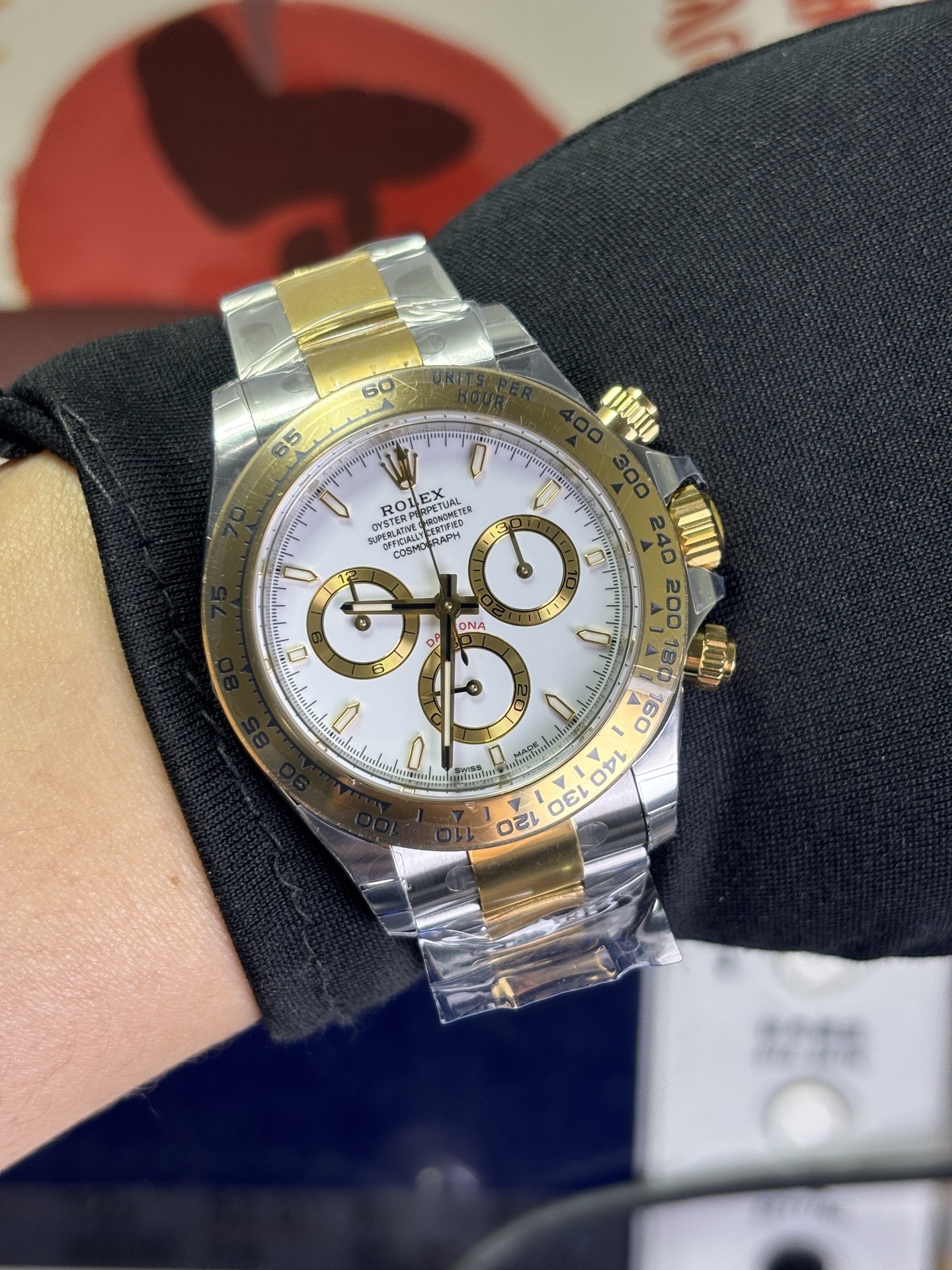 NO:945072,BT Daytona 4131,19860909BT 间金迪通拿4131,,Watch