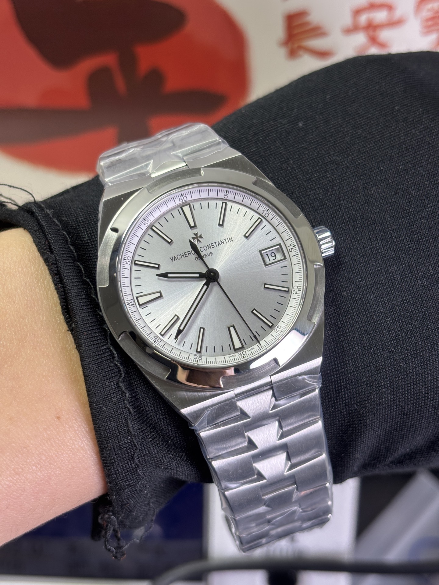 NO:945169,F Vacheron Constantin 4500v silver surface,vacheron19860909F 江诗丹顿4500v 银面,,vacheron,Watch