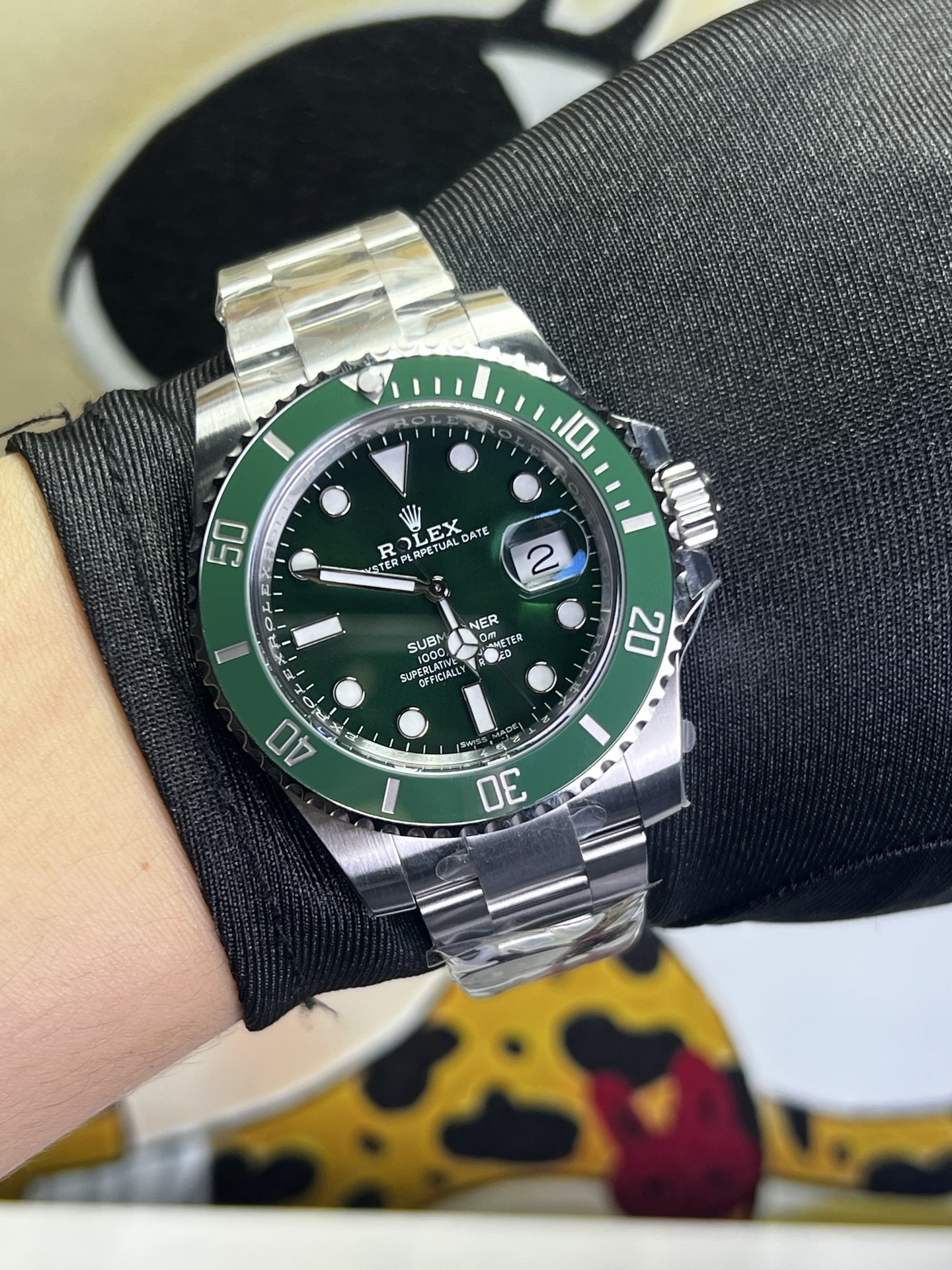 NO:945550,V Factory Green Water Ghost,19860909V 厂 绿水鬼,,Watch