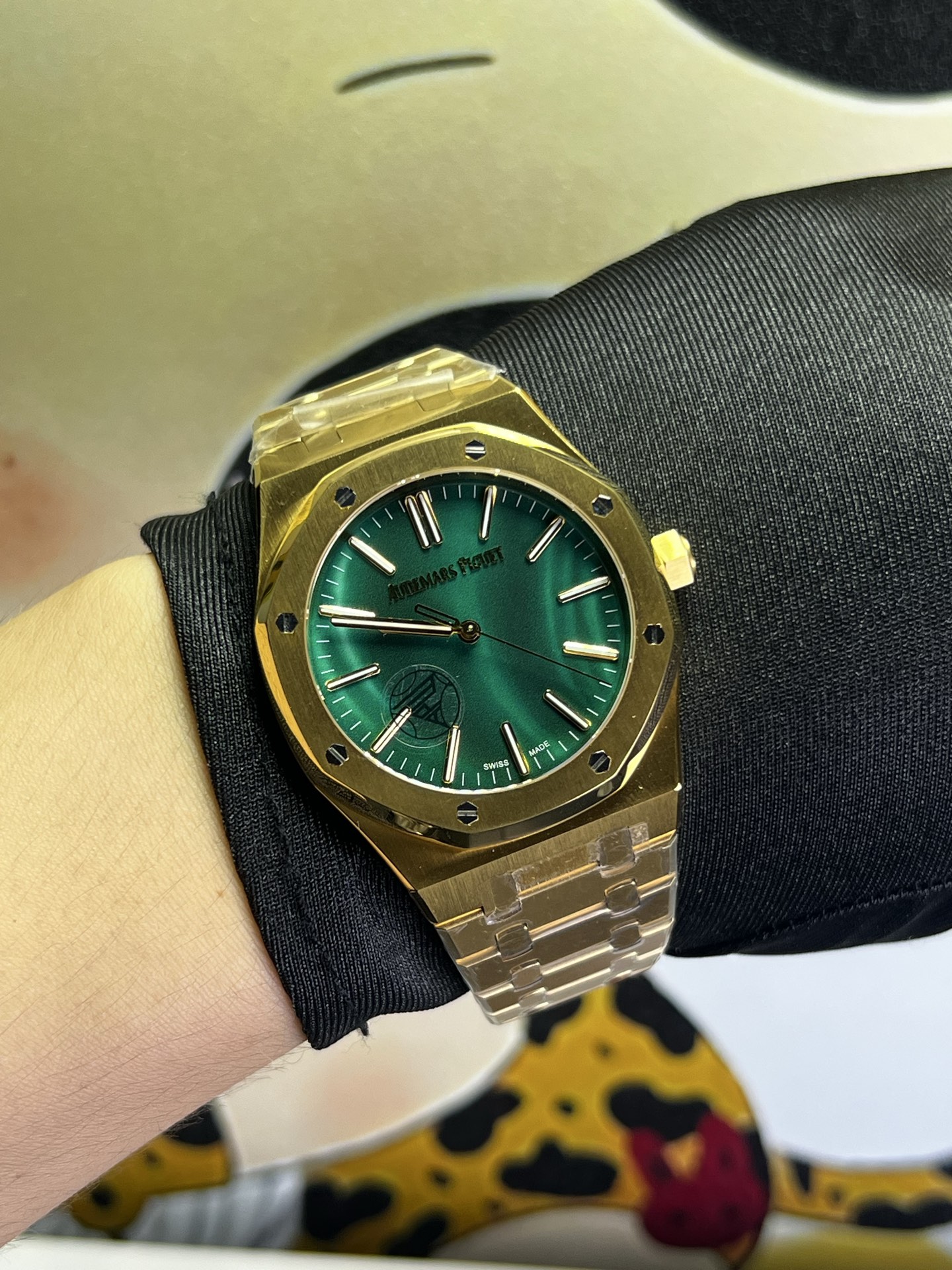 NO:945532,APW new product amm malachite green plate,19860909APW 新品 amm 孔雀石绿盘,,Watch