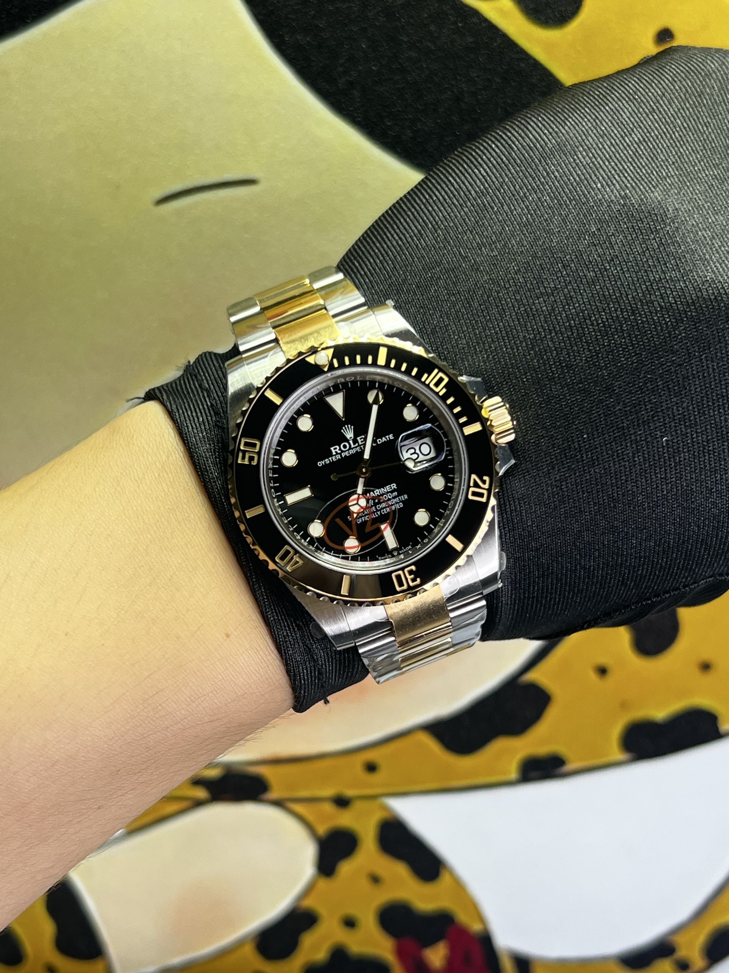 NO:945469,VS Jianjin Blackwater Ghost 41mm counterweight,19860909VS 间金黑水鬼 41mm 配重,,Watch