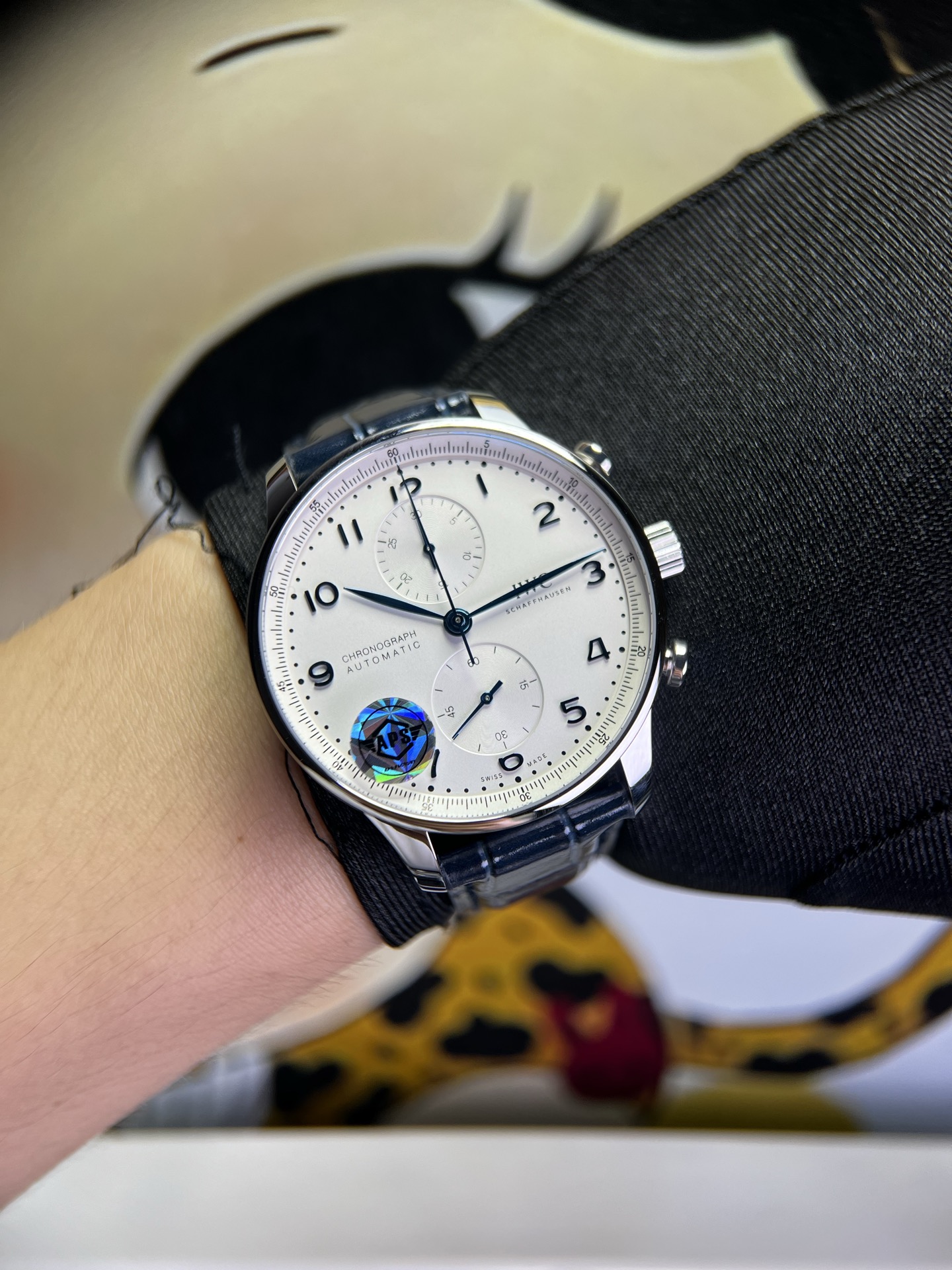 NO:945654,AS IWC blue needle,,iwc19860909AS 万国葡计 蓝针,,iwc,Watch
