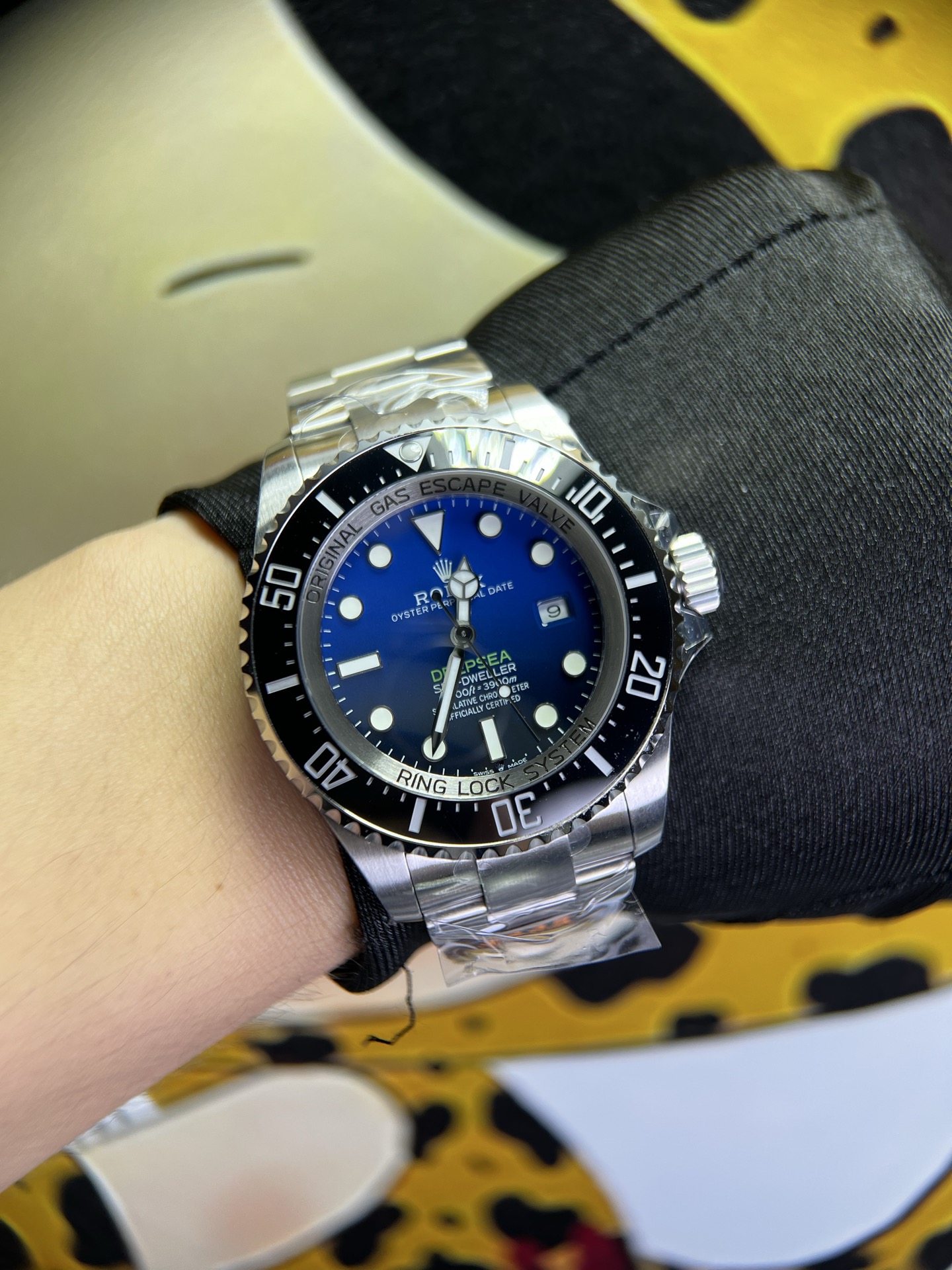 NO:945616,QF Rolex Gradient Blue Ghost King,,rolex19860909QF 劳力士 渐变蓝鬼王,,rolex,Watch