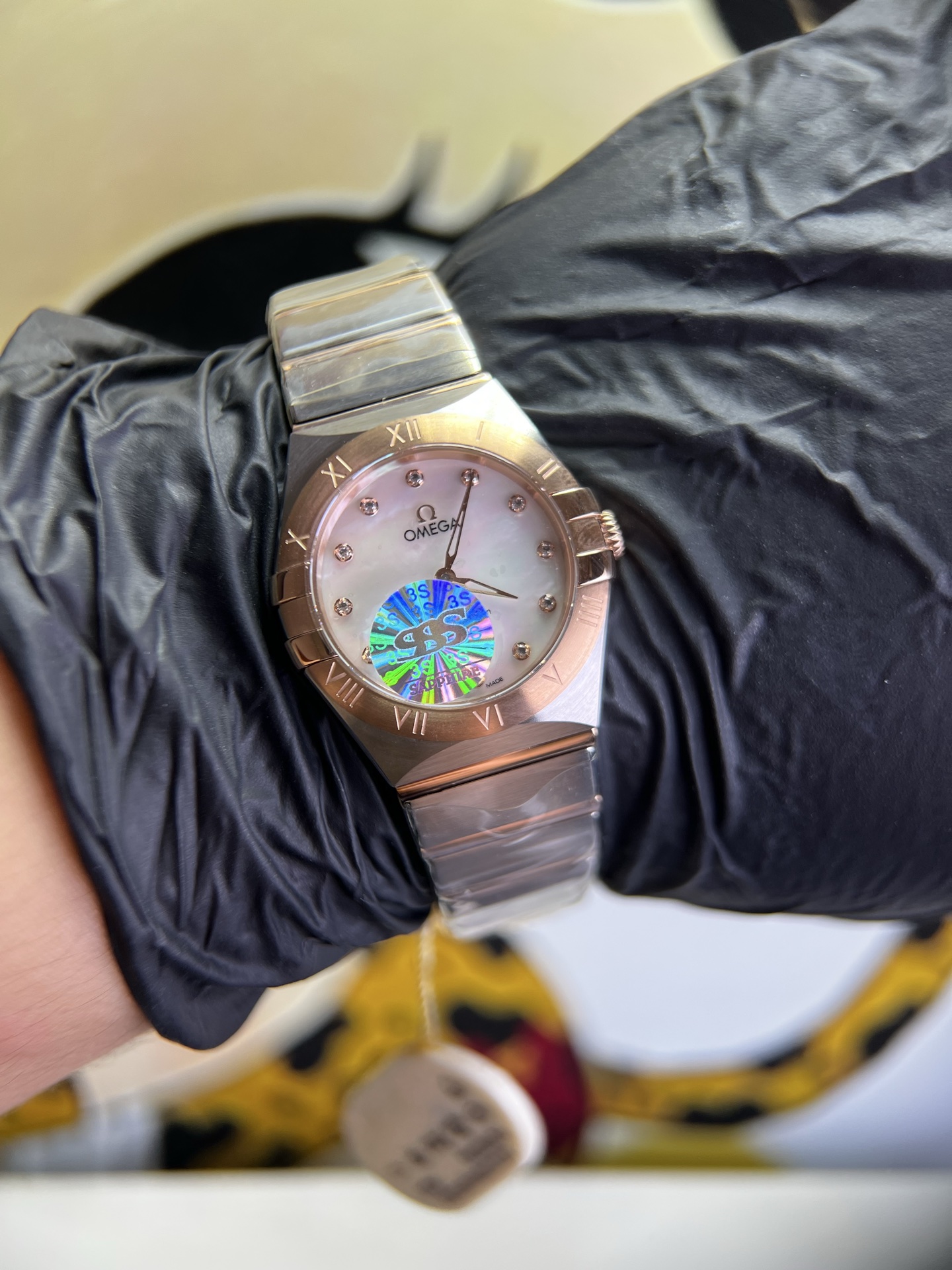 NO:945783,3S Omega Constellation Fritillary Noodles,,omega198609093S 欧米茄 星座贝母面,,omega,Watch