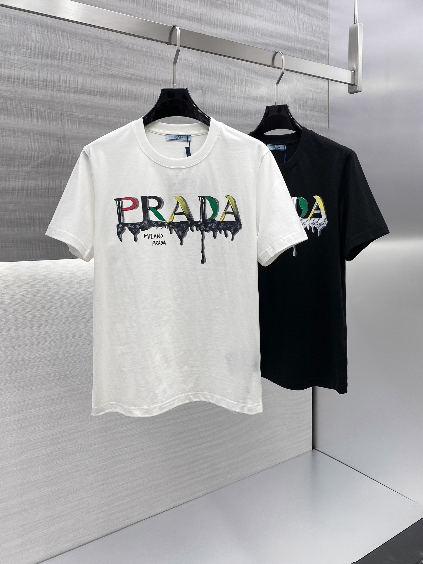 2023 Luxury Replicas
 Prada Clothing T-Shirt Spring/Summer Collection Fashion Short Sleeve