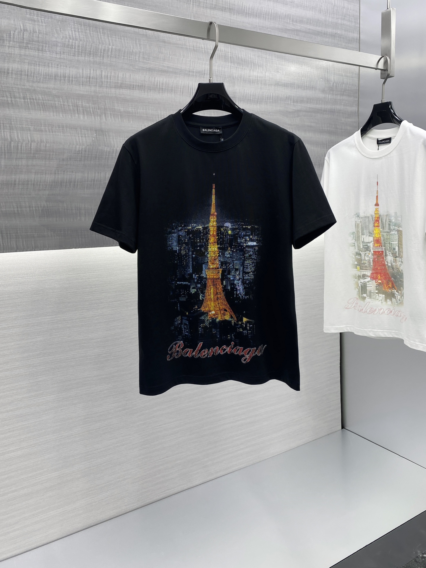 Balenciaga Clothing T-Shirt Spring/Summer Collection Fashion Short Sleeve