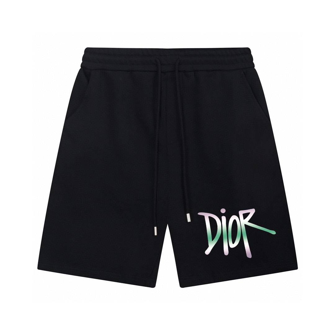【Top】 GU Gucci 24ss primavera/verano pantalones cortos estampados, tejido de algodón puro teñido y tejido a medida, gra…