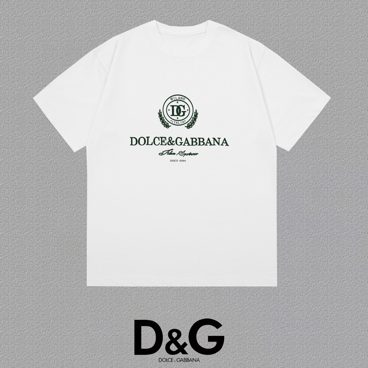 DG杜嘉班纳 25ss 大师亲手设计潮牌新品印花圆领短袖T恤
