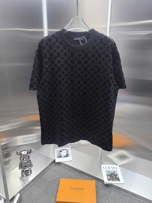 Louis Vuitton Men's 2024 Spring/Summer Logo Print Short Sleeve T-Shirt