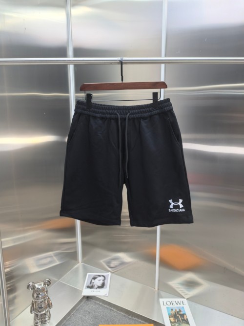 Balenciaga 25SS Embroidered Cotton Shorts - Comfortable & Stylish 1 Balenciaga 25SS Embroidered Cotton Shorts - Comfortable & Stylish