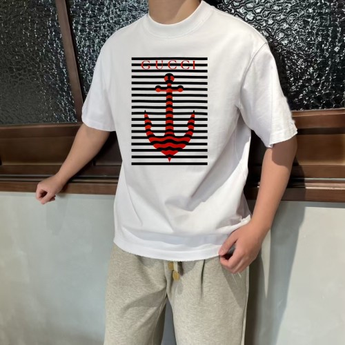 Gucci 25SS Designer Print Crew Neck Short Sleeve T-Shirt 1 Gucci 25SS Designer Print Crew Neck Short Sleeve T-Shirt