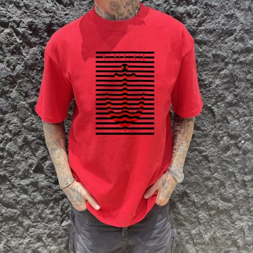 Gucci 25SS Designer Graphic Print Cotton T-Shirt - Unisex 1 Gucci 25SS Designer Graphic Print Cotton T-Shirt - Unisex