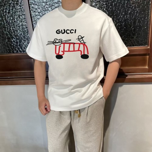 Gucci 25SS Designer Graphic Print Cotton T-Shirt, Unisex Style 1 Gucci 25SS Designer Graphic Print Cotton T-Shirt, Unisex Style