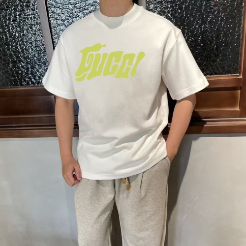 Gucci 25SS Designer Print Crew Neck Short Sleeve T-Shirt 1 Gucci 25SS Designer Print Crew Neck Short Sleeve T-Shirt