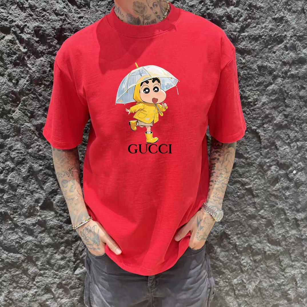 Gucci 25SS Designer Print Crew Neck Short Sleeve T-Shirt 2 a1747141603944 4448