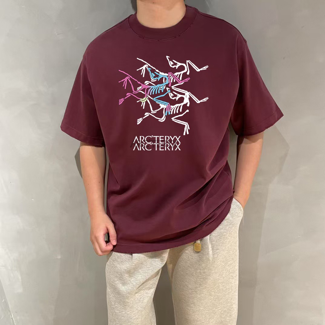 Arc'teryx Camiseta de Manga Corta con Estampado Gráfico para Hombre y Mujer