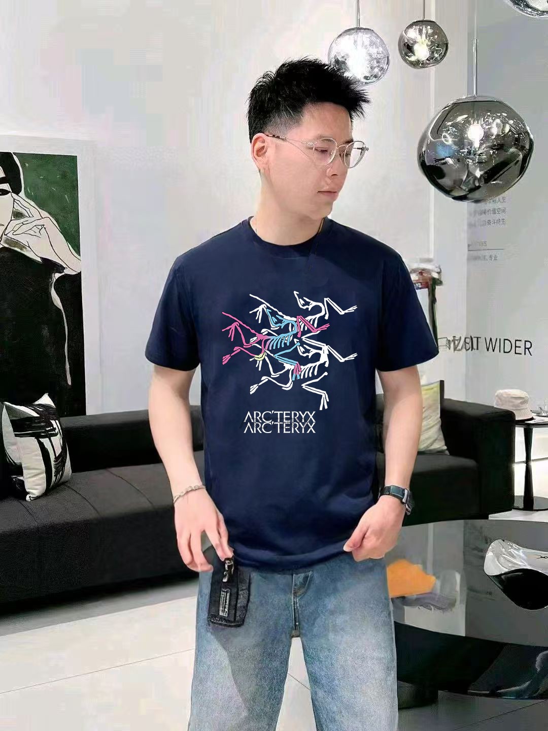 Arc'teryx Graphic Print Cotton T-Shirt - Unisex Streetwear Style 4 a1747221967077 3757