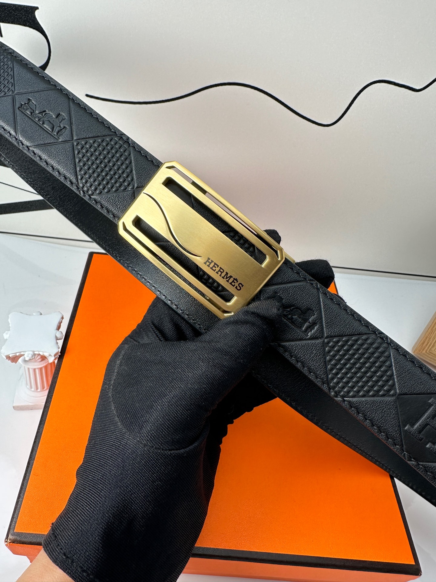 [Ferragamo Belts]Ferragamo new high-quality 3.5 automatic buttoned calfskin Th