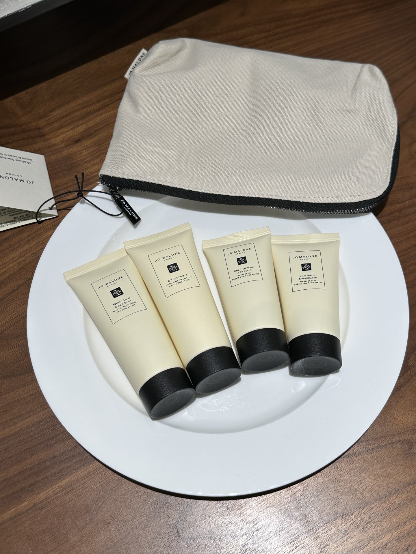Four-piece set includes - Home&Textlile 4