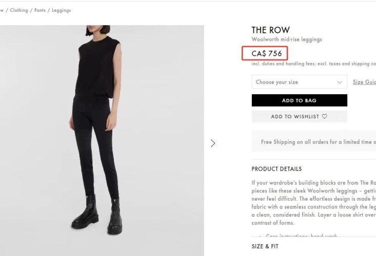 The Row Woolworth Mid-Rise Leggings: Sleek, Comfortable, and Versatile 1 The Row Woolworth Mid-Rise Leggings: Sleek, Comfortable, and Versatile