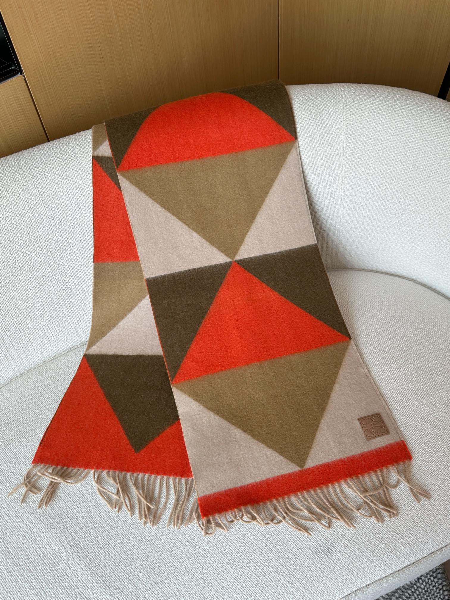 woolHigh weight and thick scarf 🧣 There is no problem with tying, it is - Scarf 5