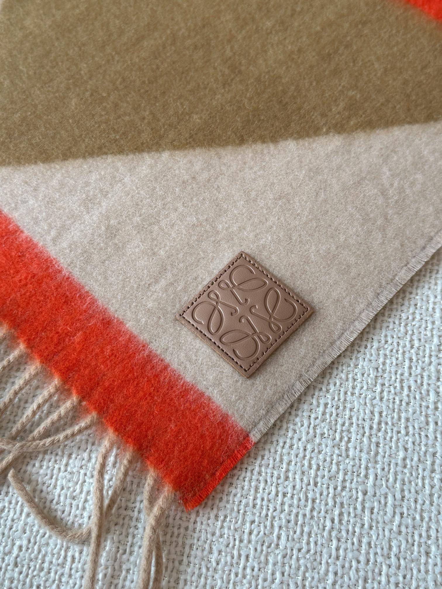 woolHigh weight and thick scarf 🧣 There is no problem with tying, it is - Scarf 7