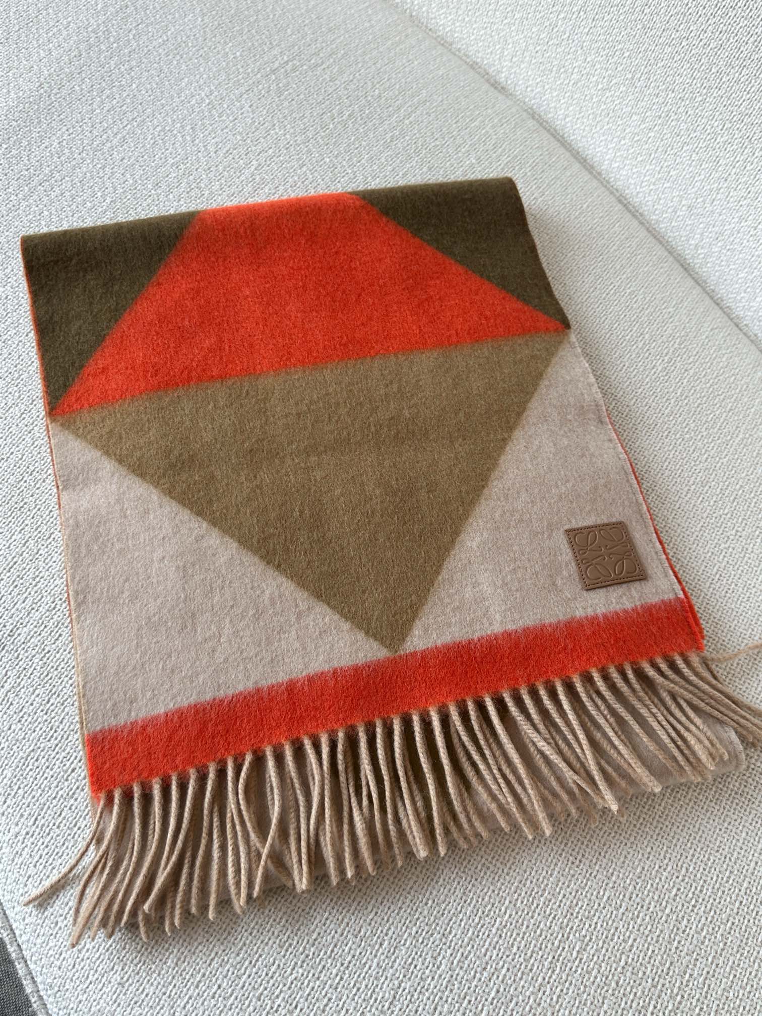 woolHigh weight and thick scarf 🧣 There is no problem with tying, it is - Scarf 3