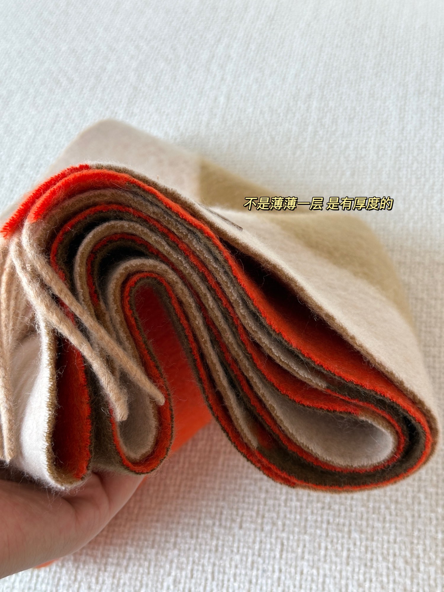 woolHigh weight and thick scarf 🧣 There is no problem with tying, it is - Scarf 2