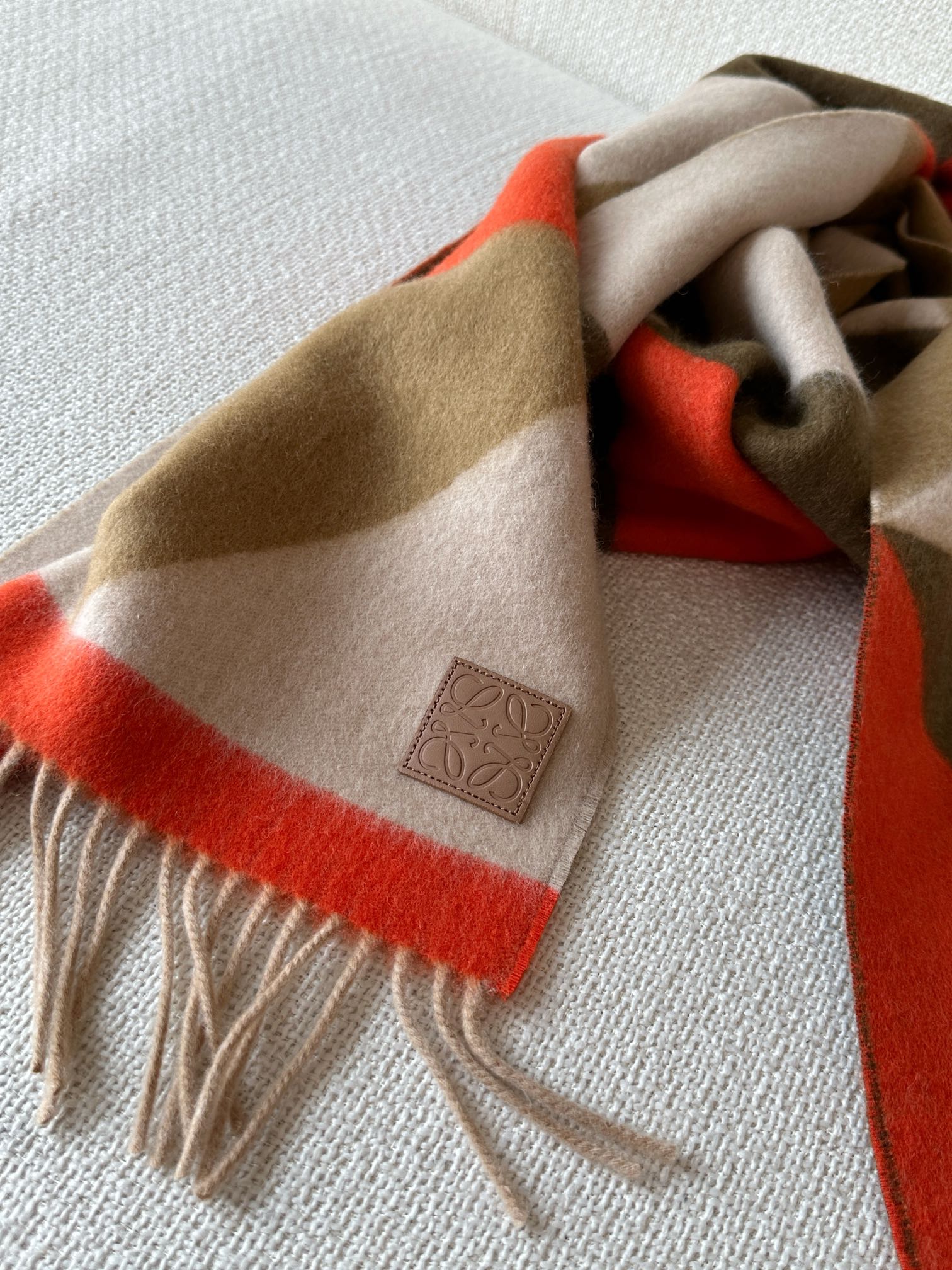 woolHigh weight and thick scarf 🧣 There is no problem with tying, it is - Scarf 9
