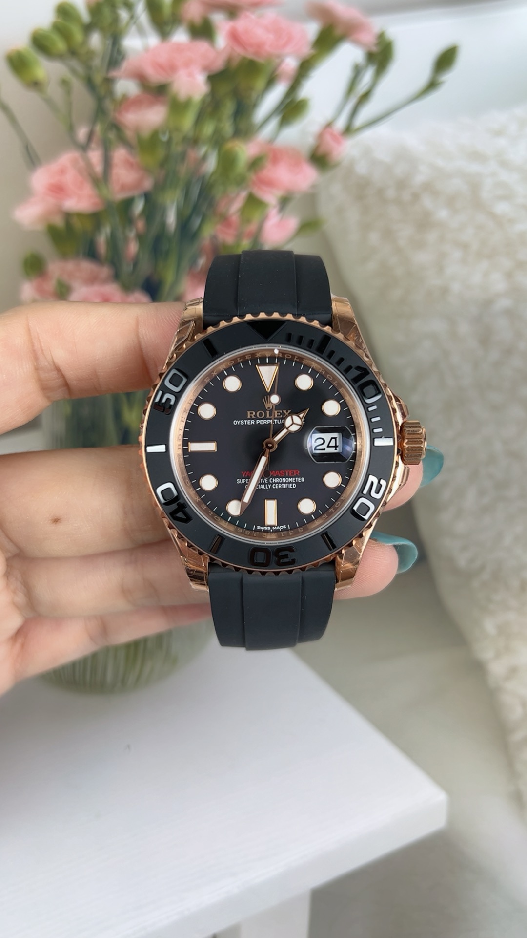 NO:541697,VS Rose Gold Yacht,19860909VS 玫金游艇,,Watch