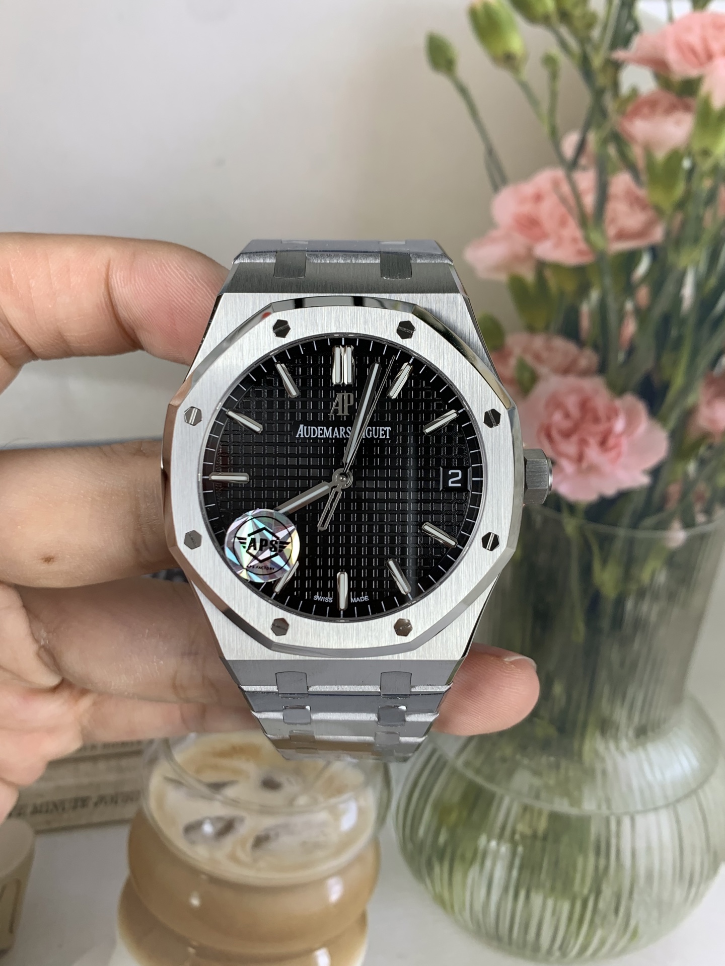 NO:541712,as 15500Audemars Black Steel, audemars19860909as 15500爱彼 黑钢,,audemars,Watch
