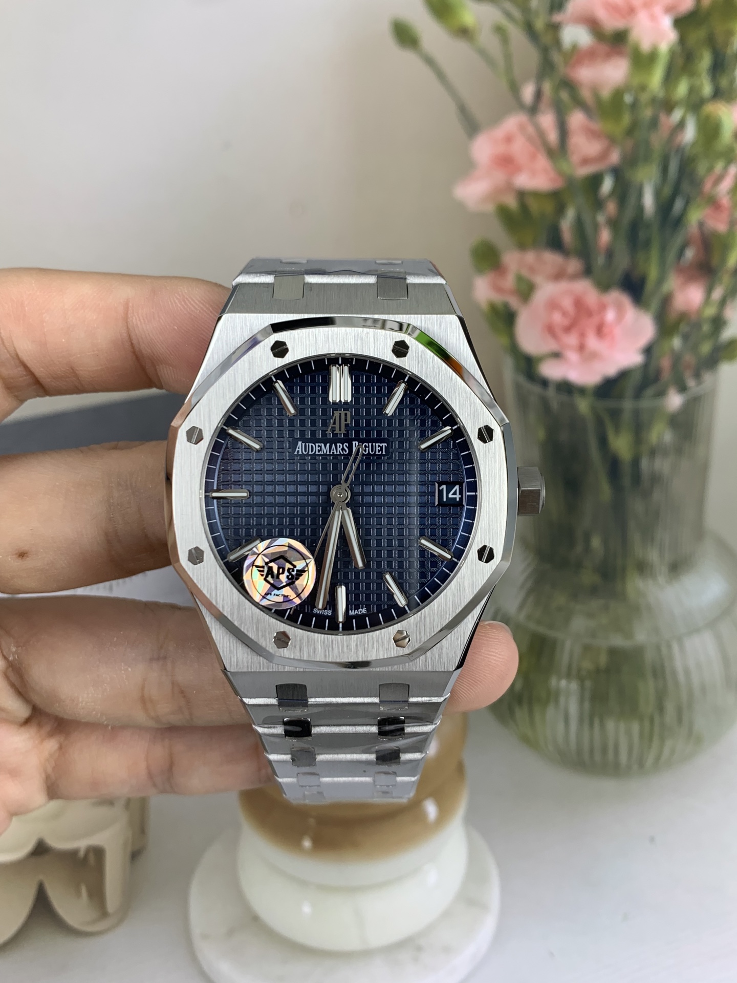 NO:541717,as Audemars 15500 Blue Steel,,audemars19860909as 爱彼 15500 蓝钢,,audemars,Watch