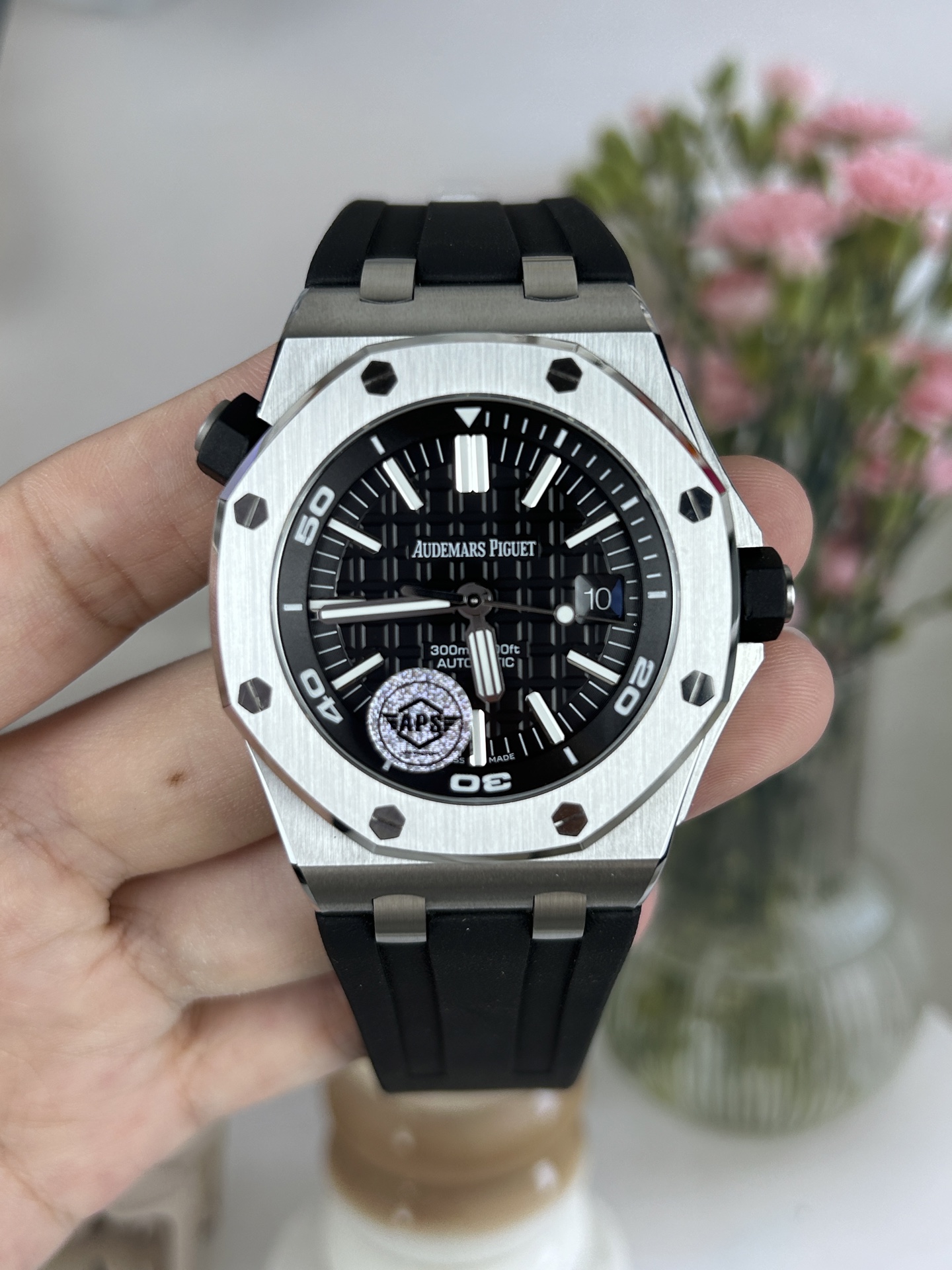 NO:541756,as Audemars Piguet 15710 vinyl, audemars19860909as 爱彼15710 黑胶,,audemars,Watch