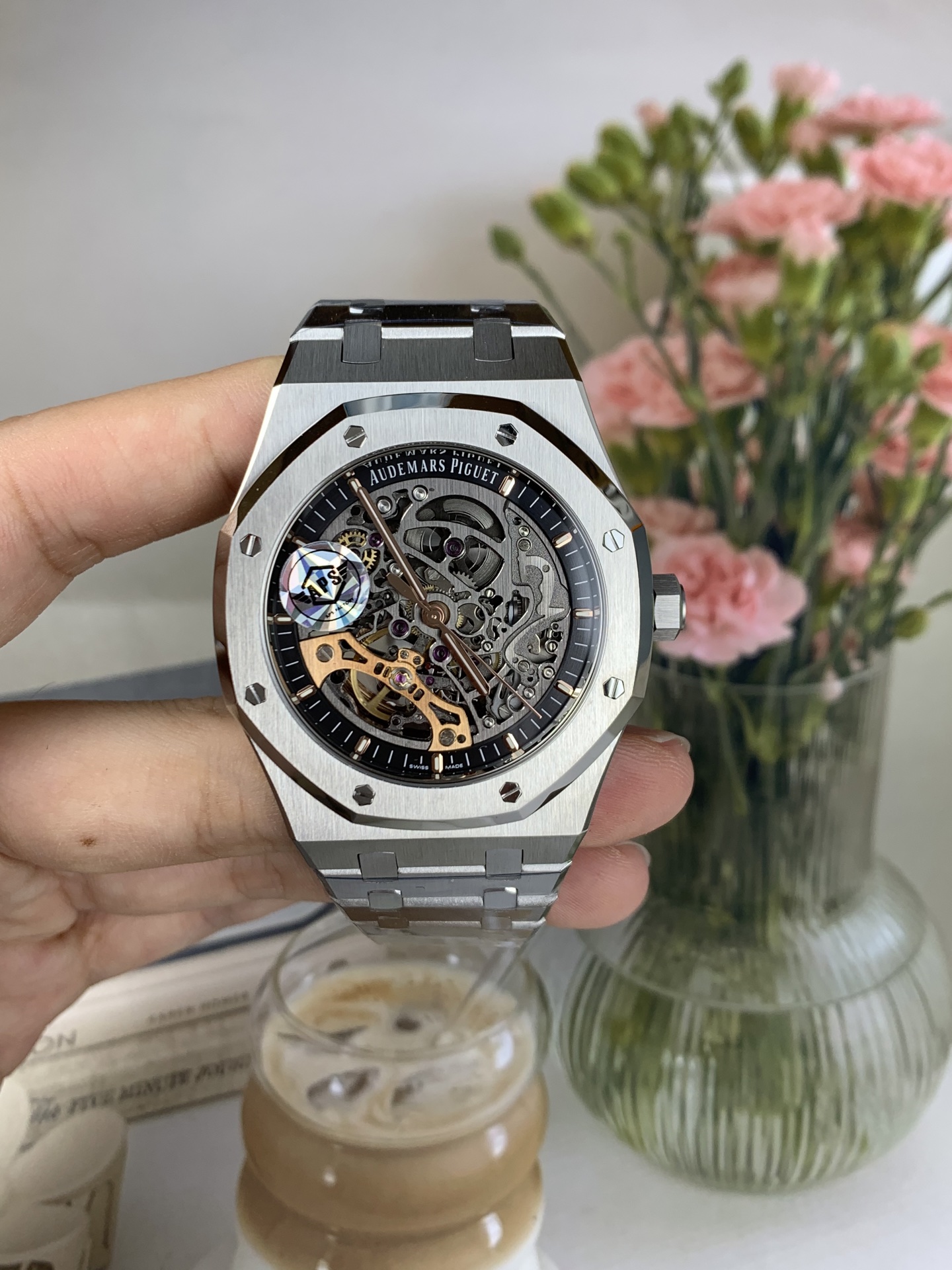 NO:553133,as Audemars Piguet 15407 Skeleton,,audemars19860909as 爱彼 15407 镂空,,audemars,Watch