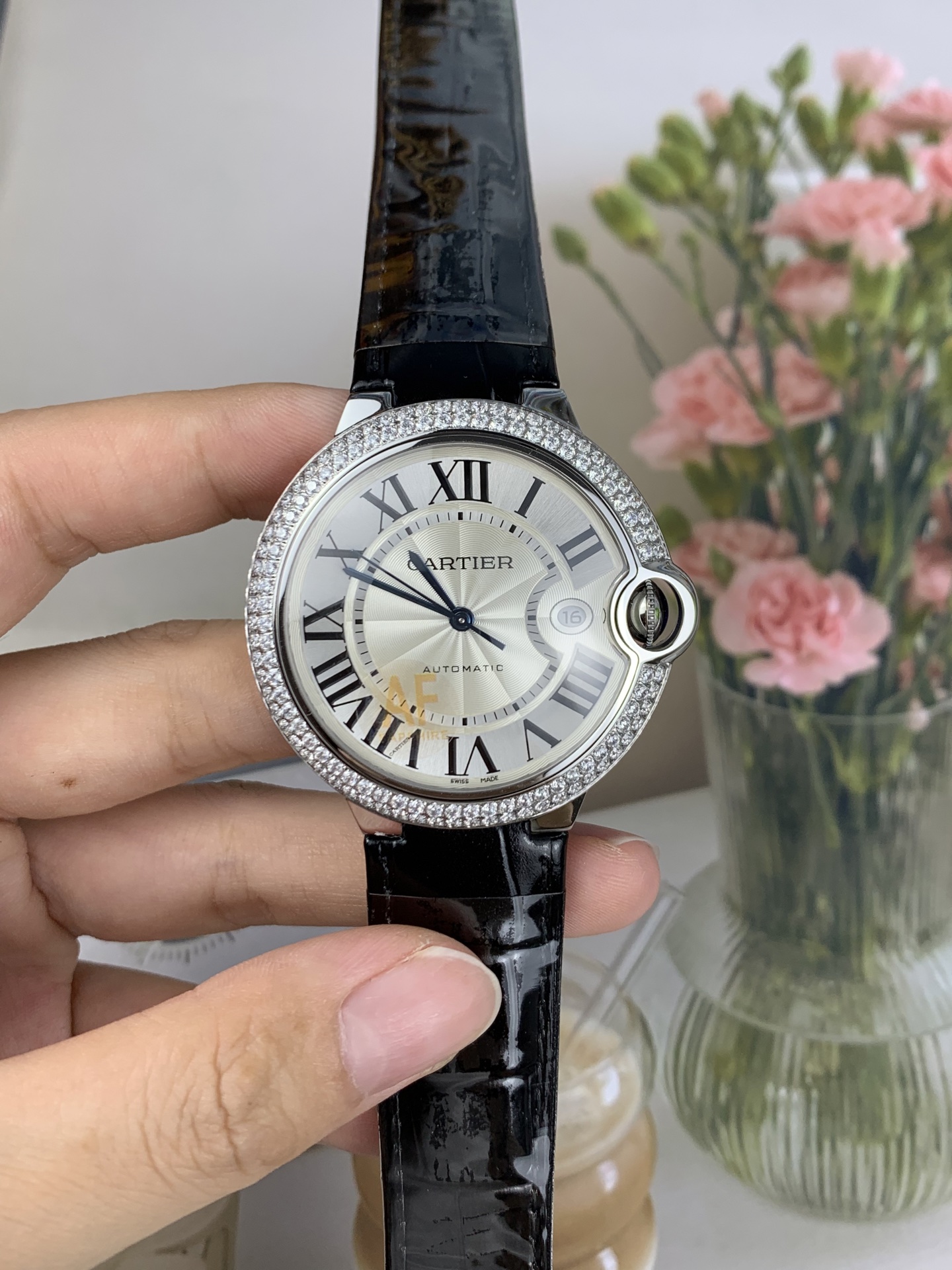 NO:553166,af double row diamond balloon,19860909af 双排钻气球,,Watch