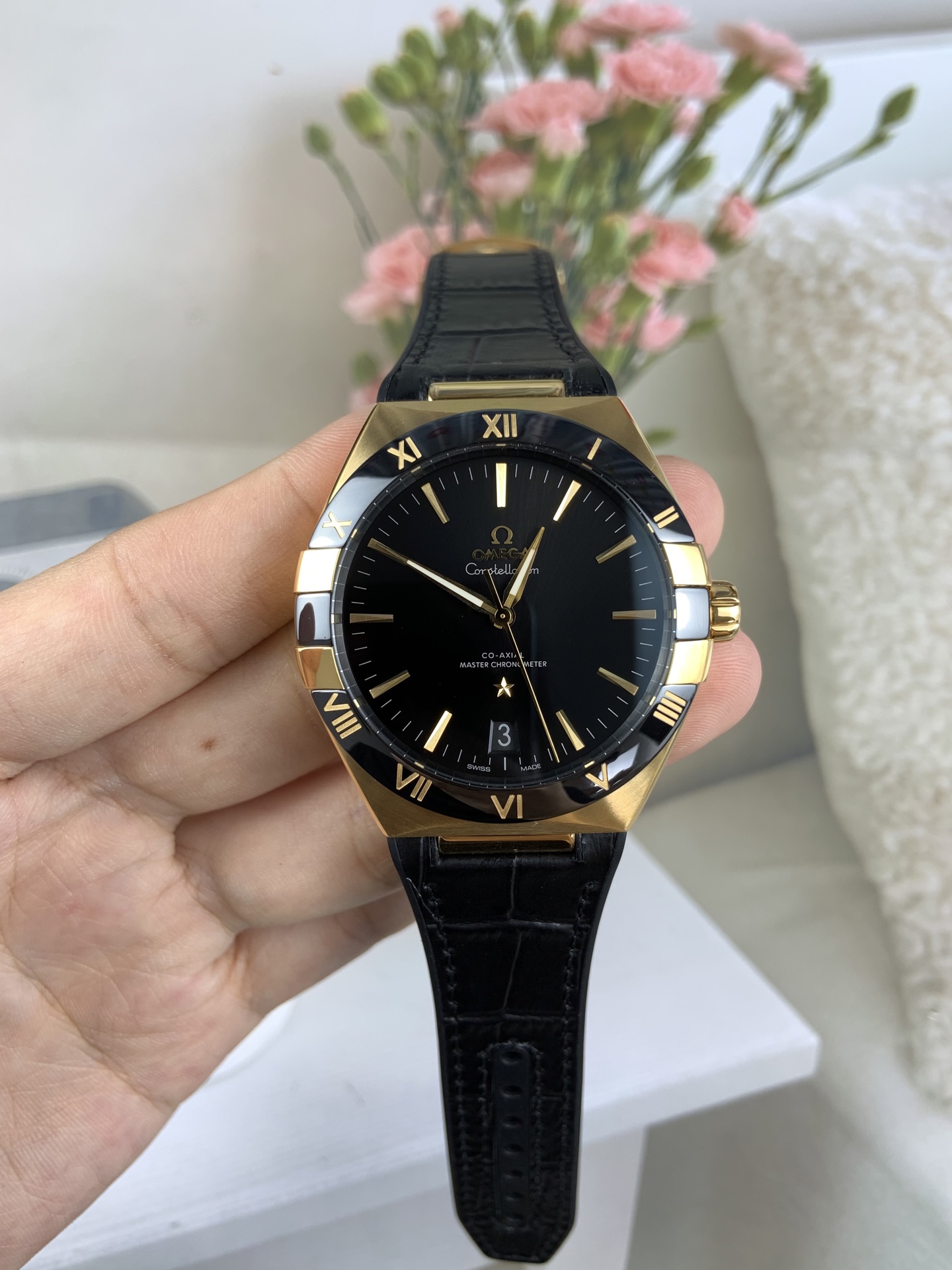 NO:553244,VS Constellation Five Generations Black Gold Plate,19860909VS 星座五代 黑金盘,,Watch